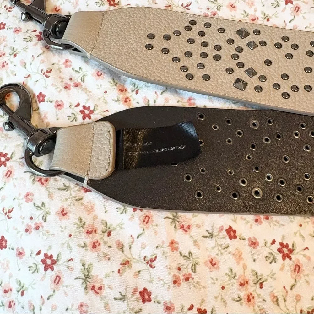 Rebecca Minkoff studded leather guitar strap